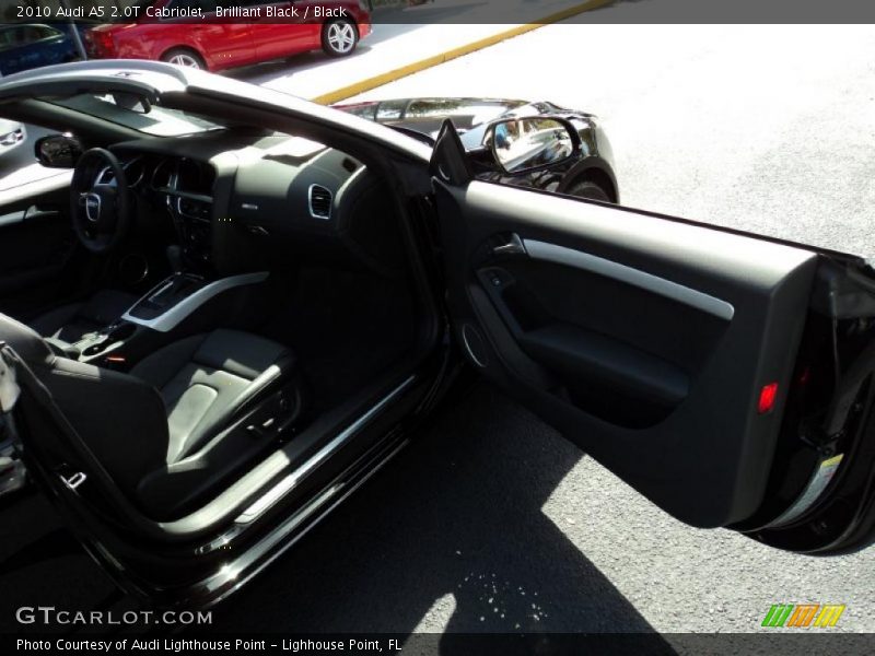 Brilliant Black / Black 2010 Audi A5 2.0T Cabriolet