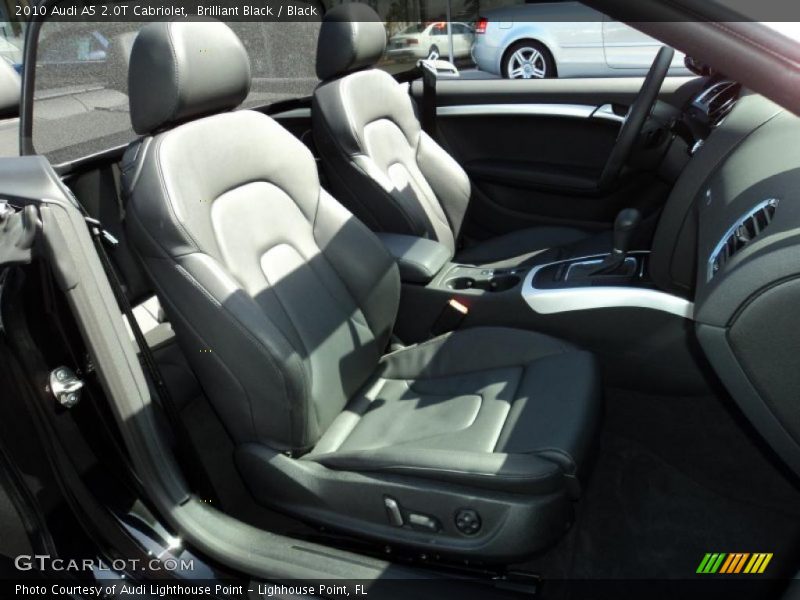 Brilliant Black / Black 2010 Audi A5 2.0T Cabriolet