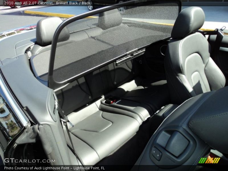 Brilliant Black / Black 2010 Audi A5 2.0T Cabriolet
