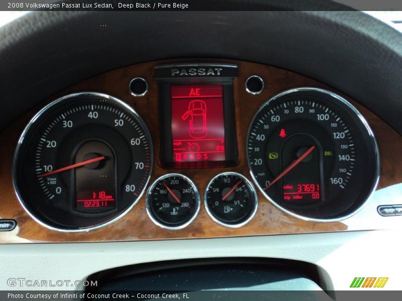  2008 Passat Lux Sedan Lux Sedan Gauges