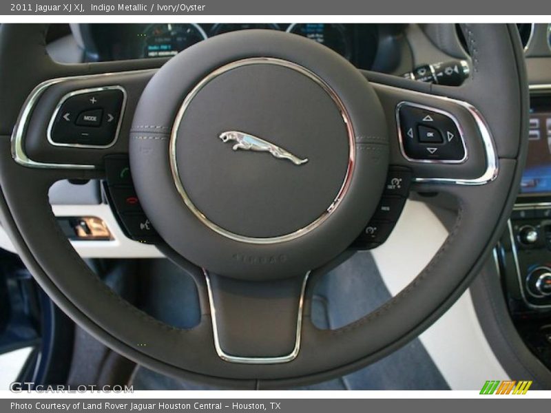 Indigo Metallic / Ivory/Oyster 2011 Jaguar XJ XJ
