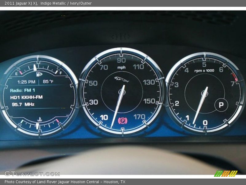 Indigo Metallic / Ivory/Oyster 2011 Jaguar XJ XJ