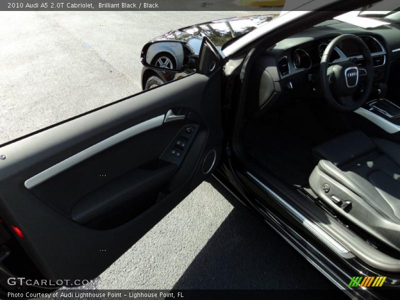 Brilliant Black / Black 2010 Audi A5 2.0T Cabriolet