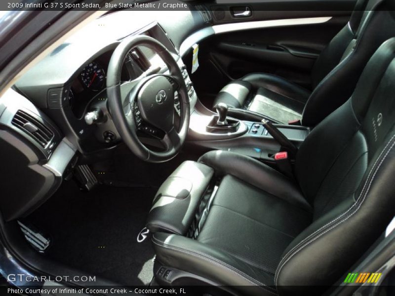  2009 G 37 S Sport Sedan Graphite Interior