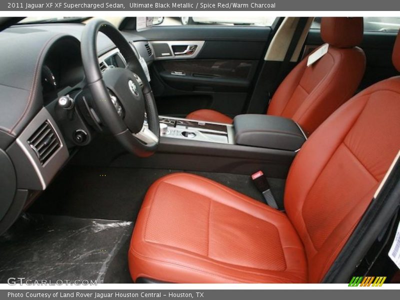  2011 XF XF Supercharged Sedan Spice Red/Warm Charcoal Interior