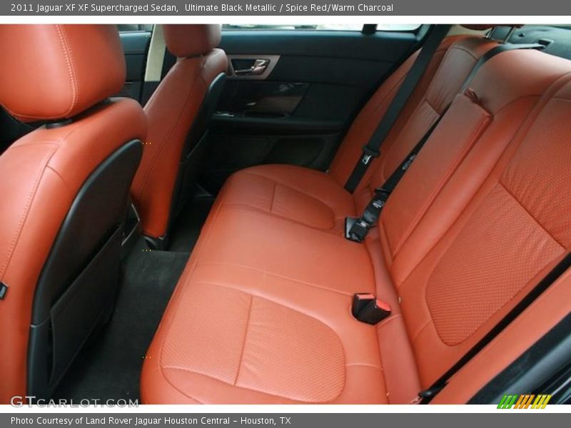  2011 XF XF Supercharged Sedan Spice Red/Warm Charcoal Interior