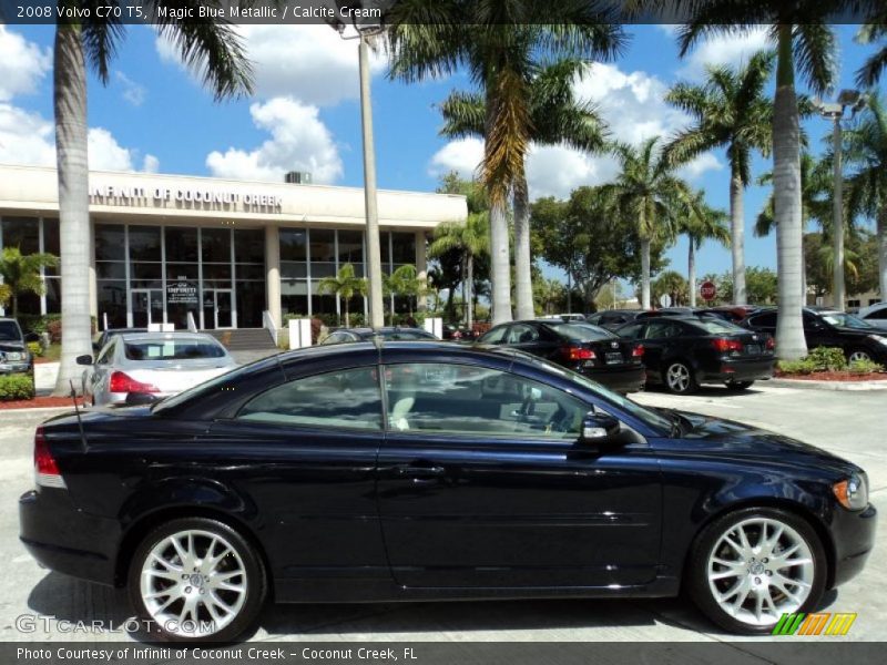 Magic Blue Metallic / Calcite Cream 2008 Volvo C70 T5