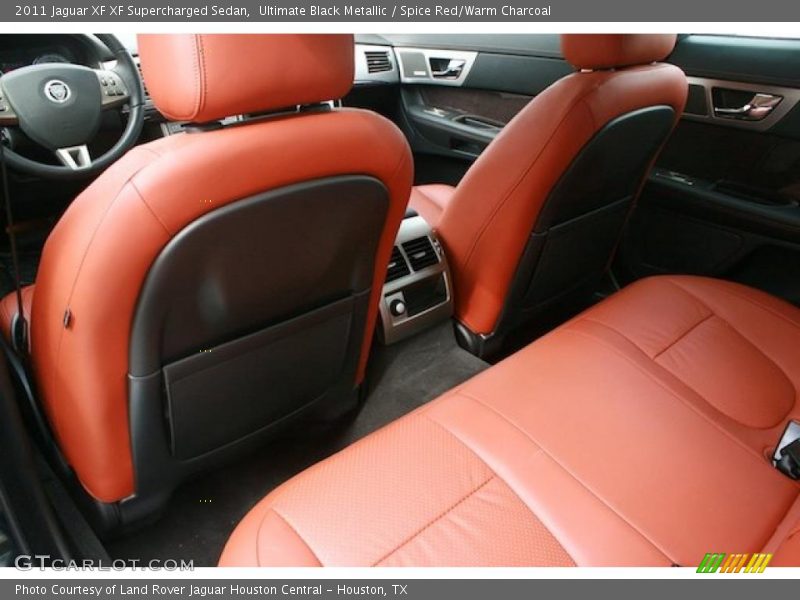  2011 XF XF Supercharged Sedan Spice Red/Warm Charcoal Interior