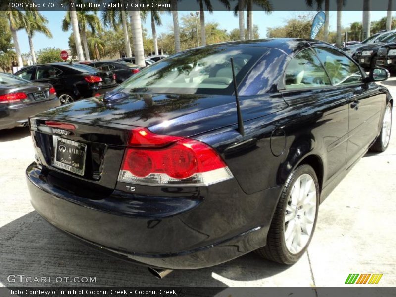 Magic Blue Metallic / Calcite Cream 2008 Volvo C70 T5