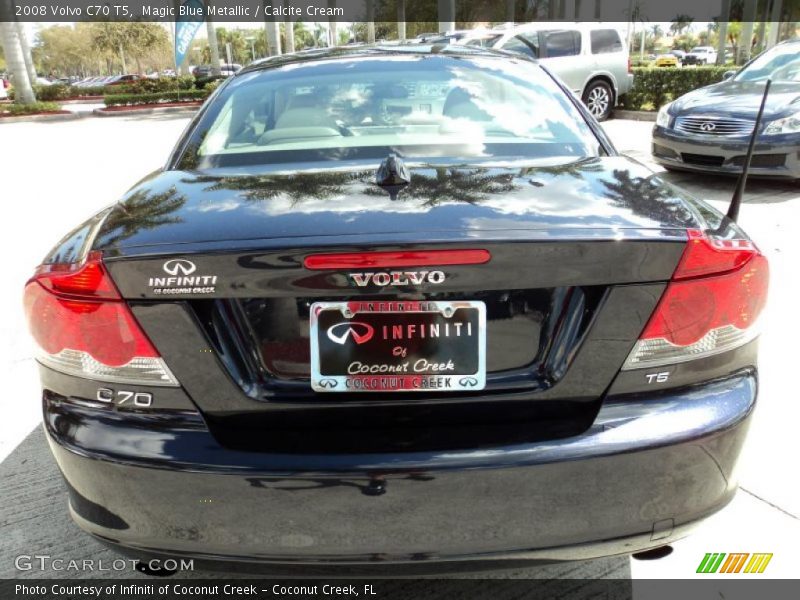 Magic Blue Metallic / Calcite Cream 2008 Volvo C70 T5