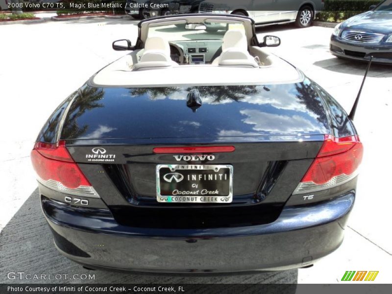Magic Blue Metallic / Calcite Cream 2008 Volvo C70 T5