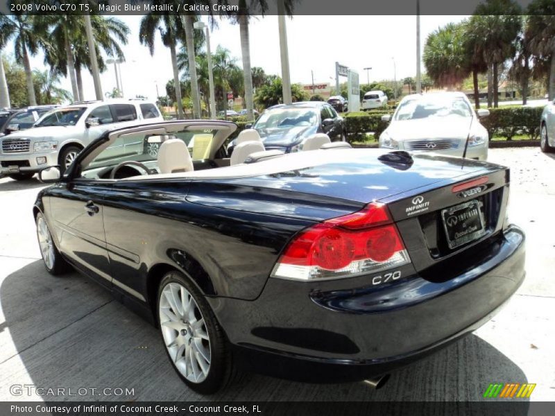 Magic Blue Metallic / Calcite Cream 2008 Volvo C70 T5
