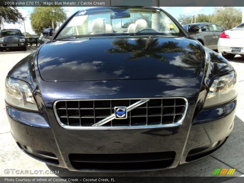 Magic Blue Metallic / Calcite Cream 2008 Volvo C70 T5