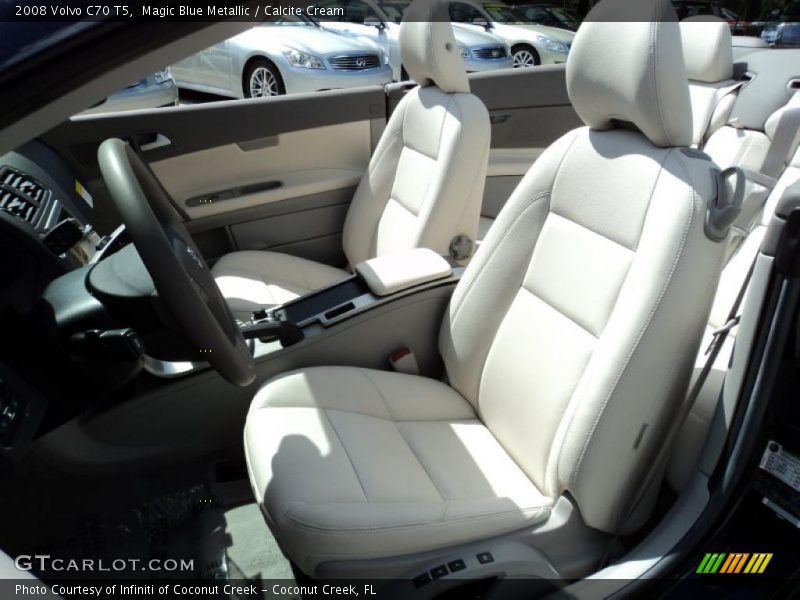 Magic Blue Metallic / Calcite Cream 2008 Volvo C70 T5
