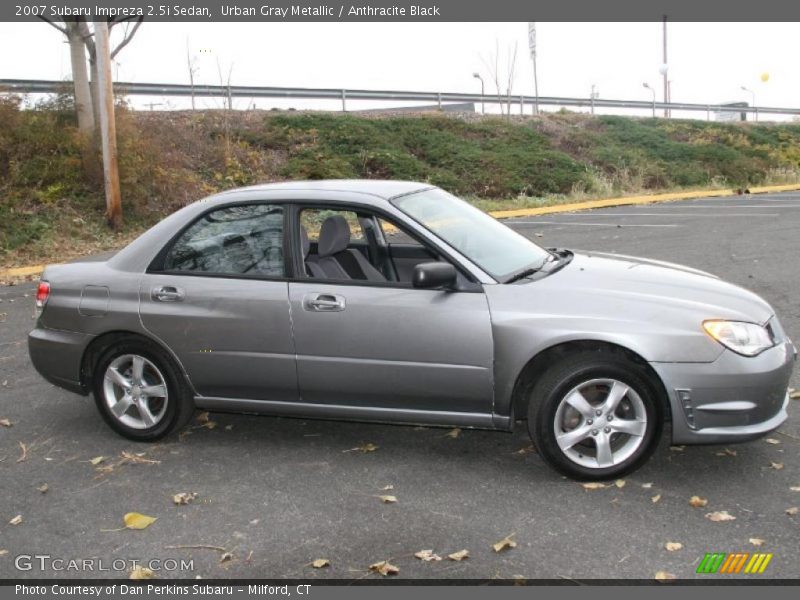 Urban Gray Metallic / Anthracite Black 2007 Subaru Impreza 2.5i Sedan