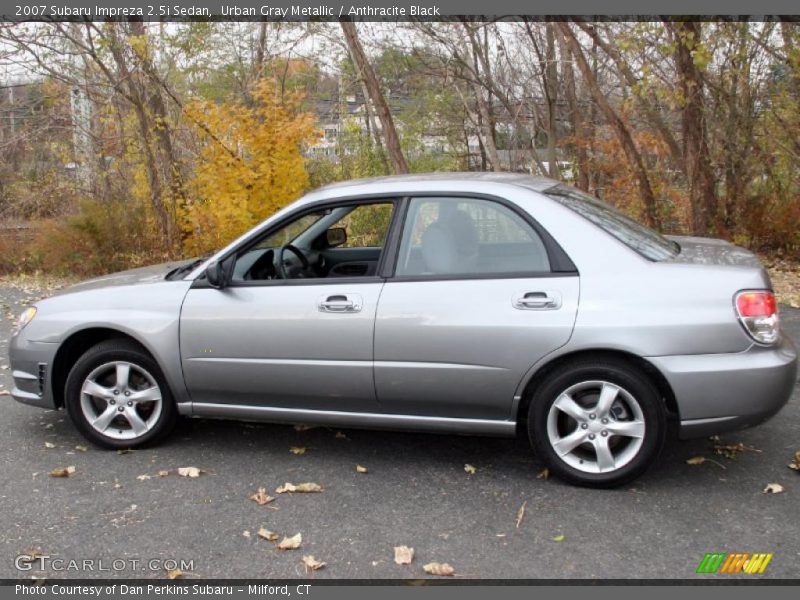 Urban Gray Metallic / Anthracite Black 2007 Subaru Impreza 2.5i Sedan