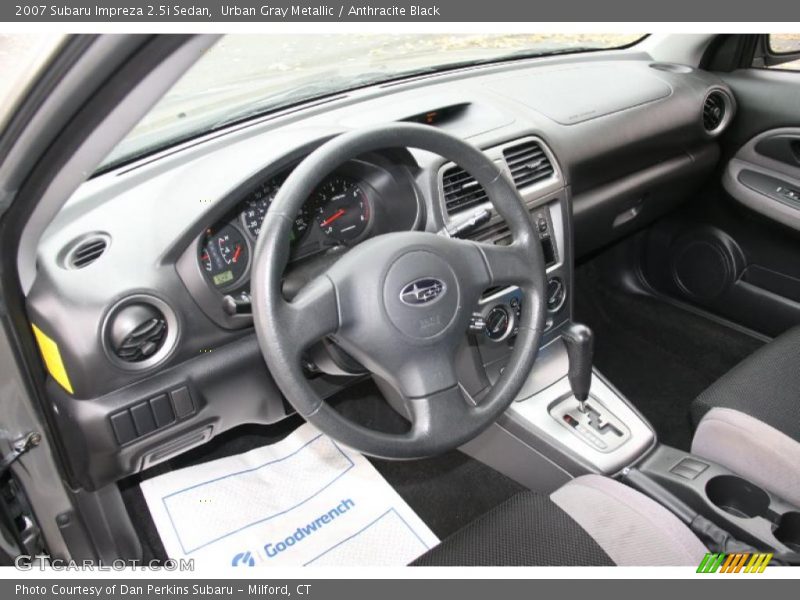 Urban Gray Metallic / Anthracite Black 2007 Subaru Impreza 2.5i Sedan