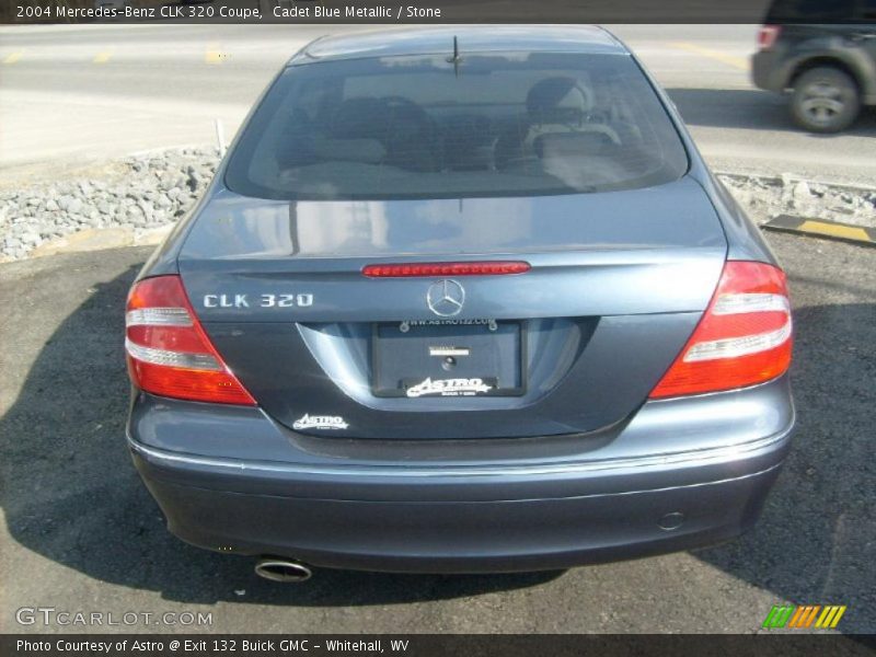 Cadet Blue Metallic / Stone 2004 Mercedes-Benz CLK 320 Coupe