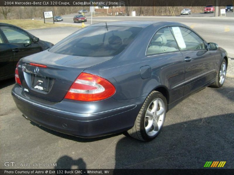 Cadet Blue Metallic / Stone 2004 Mercedes-Benz CLK 320 Coupe
