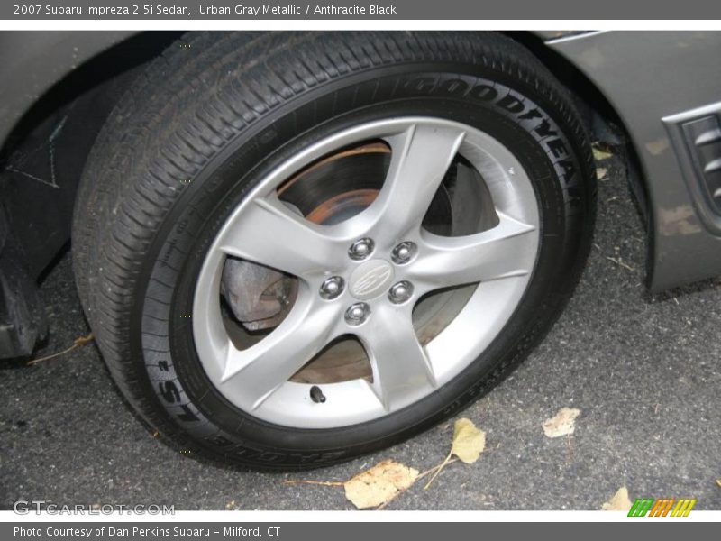 Urban Gray Metallic / Anthracite Black 2007 Subaru Impreza 2.5i Sedan