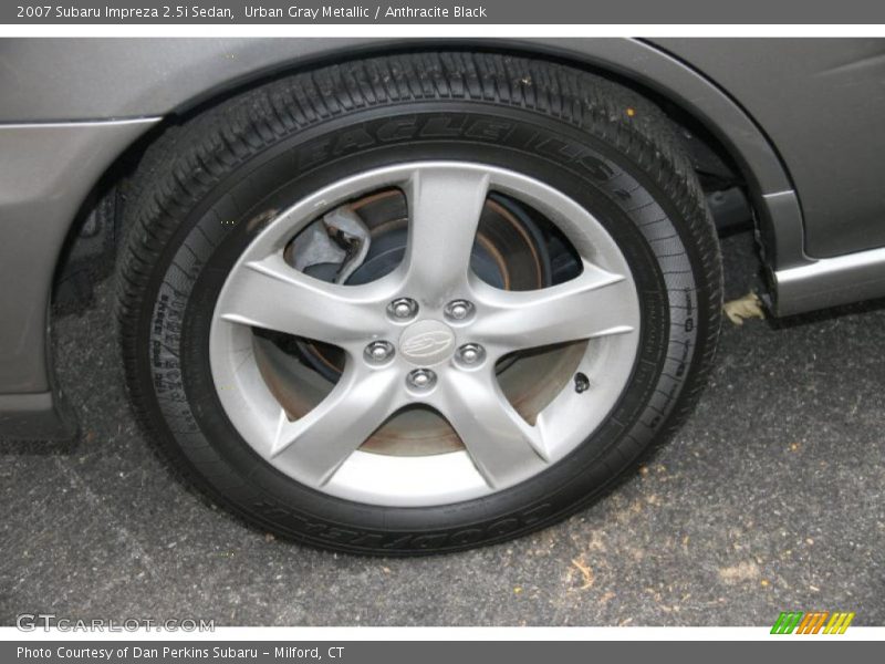 Urban Gray Metallic / Anthracite Black 2007 Subaru Impreza 2.5i Sedan