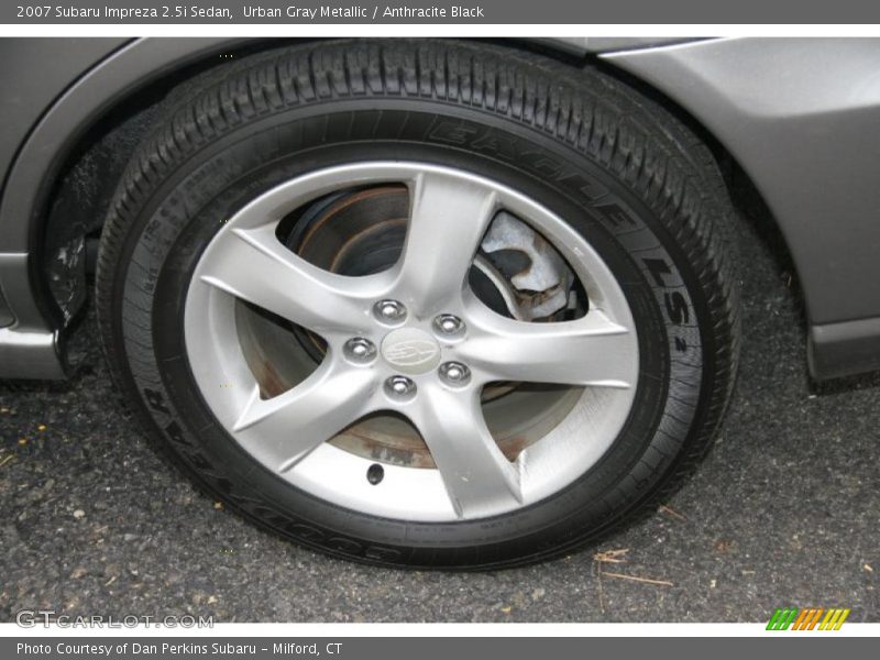 Urban Gray Metallic / Anthracite Black 2007 Subaru Impreza 2.5i Sedan