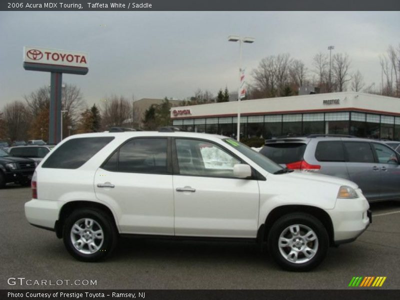 Taffeta White / Saddle 2006 Acura MDX Touring