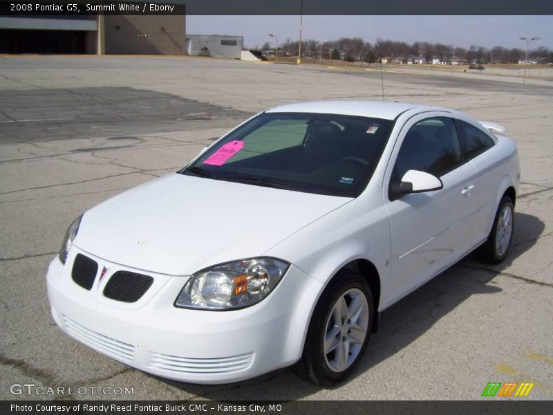 Summit White / Ebony 2008 Pontiac G5