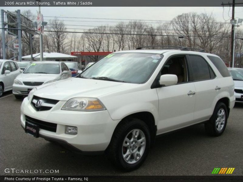 Taffeta White / Saddle 2006 Acura MDX Touring