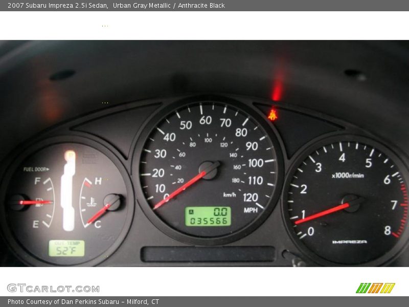 Urban Gray Metallic / Anthracite Black 2007 Subaru Impreza 2.5i Sedan