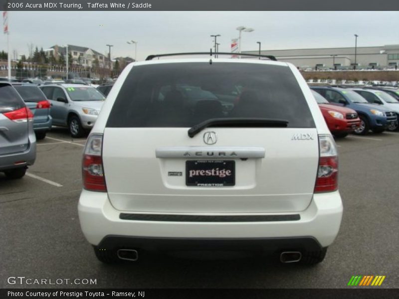 Taffeta White / Saddle 2006 Acura MDX Touring