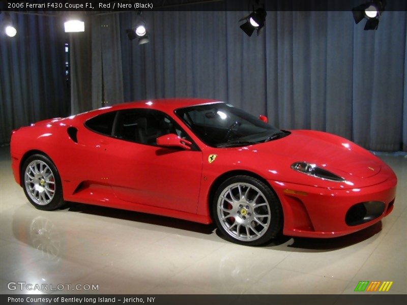 Red / Nero (Black) 2006 Ferrari F430 Coupe F1