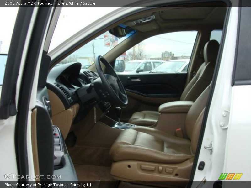 Taffeta White / Saddle 2006 Acura MDX Touring