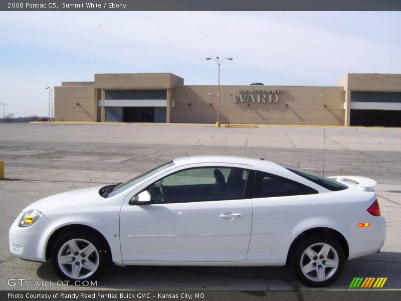 Summit White / Ebony 2008 Pontiac G5