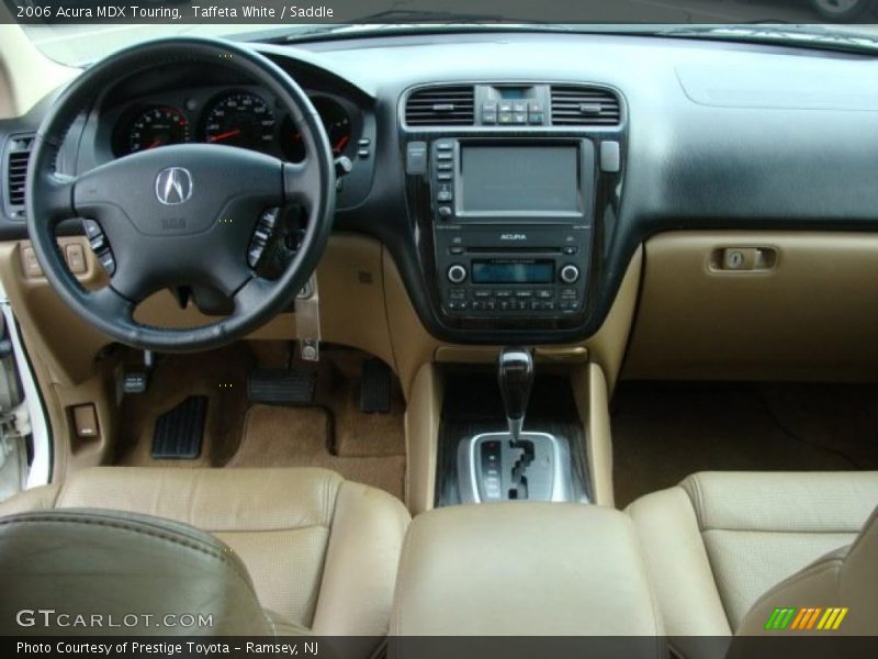 Taffeta White / Saddle 2006 Acura MDX Touring