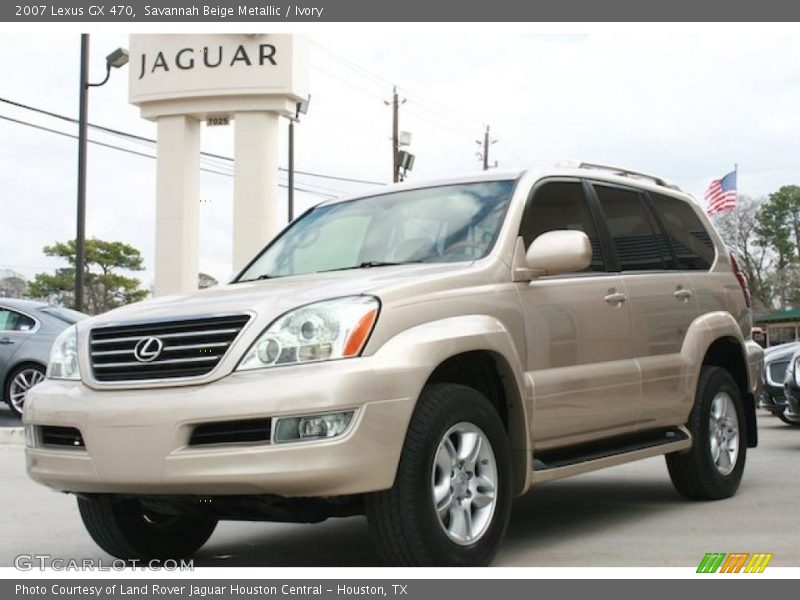 Savannah Beige Metallic / Ivory 2007 Lexus GX 470