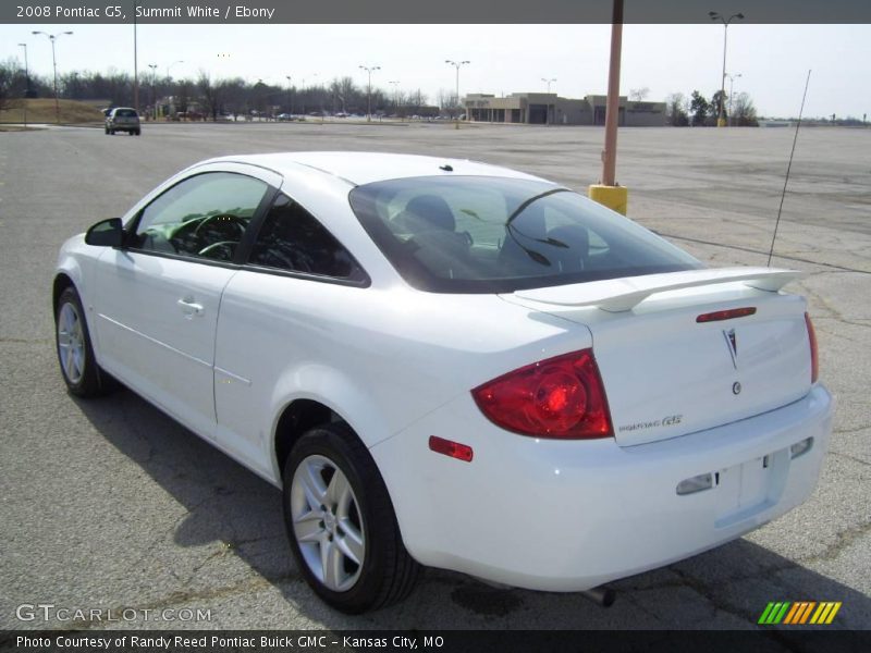 Summit White / Ebony 2008 Pontiac G5