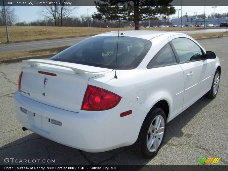Summit White / Ebony 2008 Pontiac G5