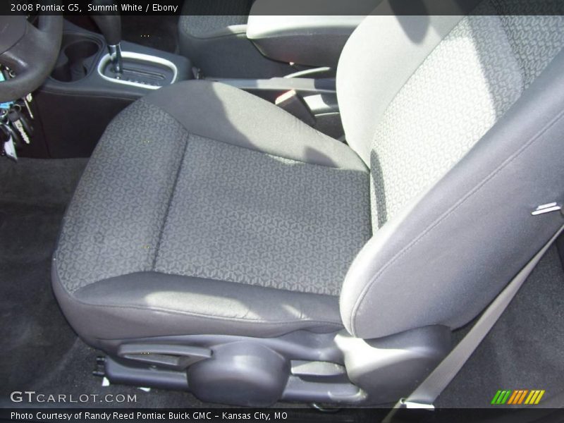 Summit White / Ebony 2008 Pontiac G5