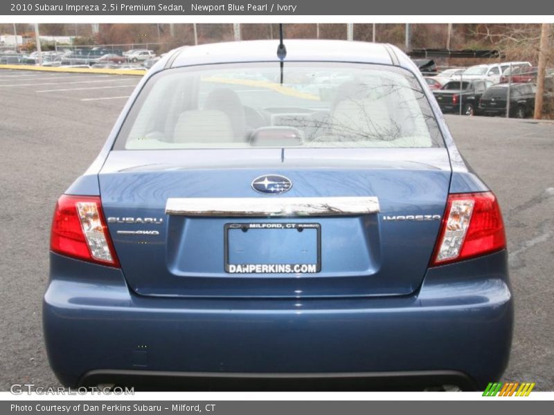 Newport Blue Pearl / Ivory 2010 Subaru Impreza 2.5i Premium Sedan