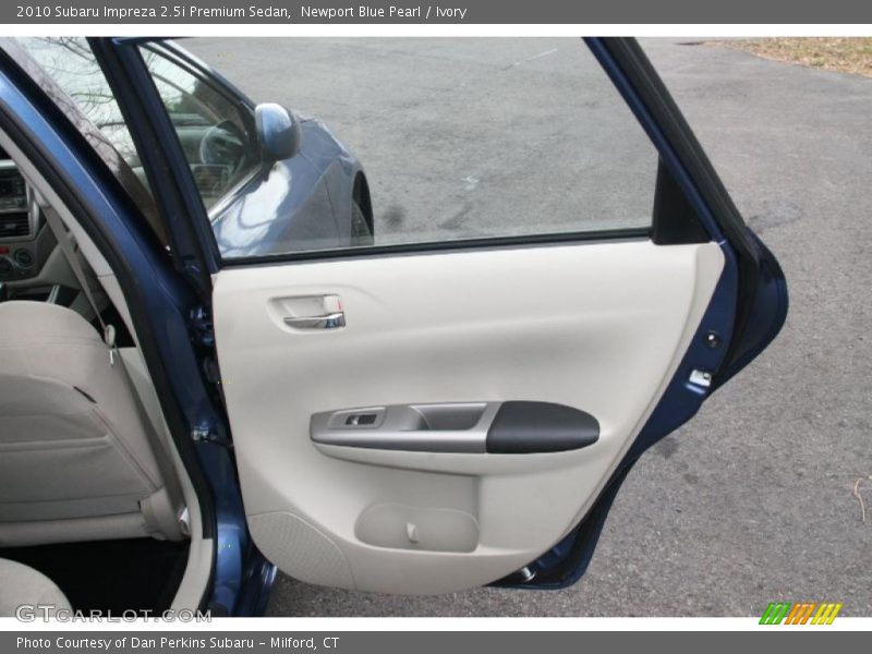 Newport Blue Pearl / Ivory 2010 Subaru Impreza 2.5i Premium Sedan