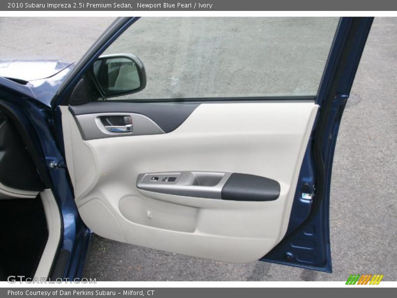 Newport Blue Pearl / Ivory 2010 Subaru Impreza 2.5i Premium Sedan