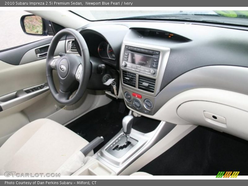 Newport Blue Pearl / Ivory 2010 Subaru Impreza 2.5i Premium Sedan