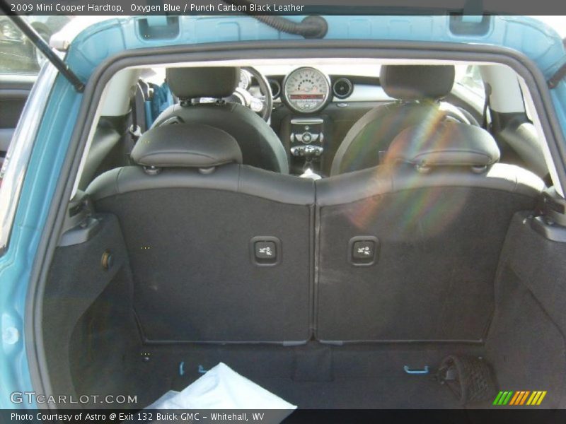 Oxygen Blue / Punch Carbon Black Leather 2009 Mini Cooper Hardtop