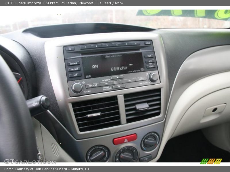 Newport Blue Pearl / Ivory 2010 Subaru Impreza 2.5i Premium Sedan