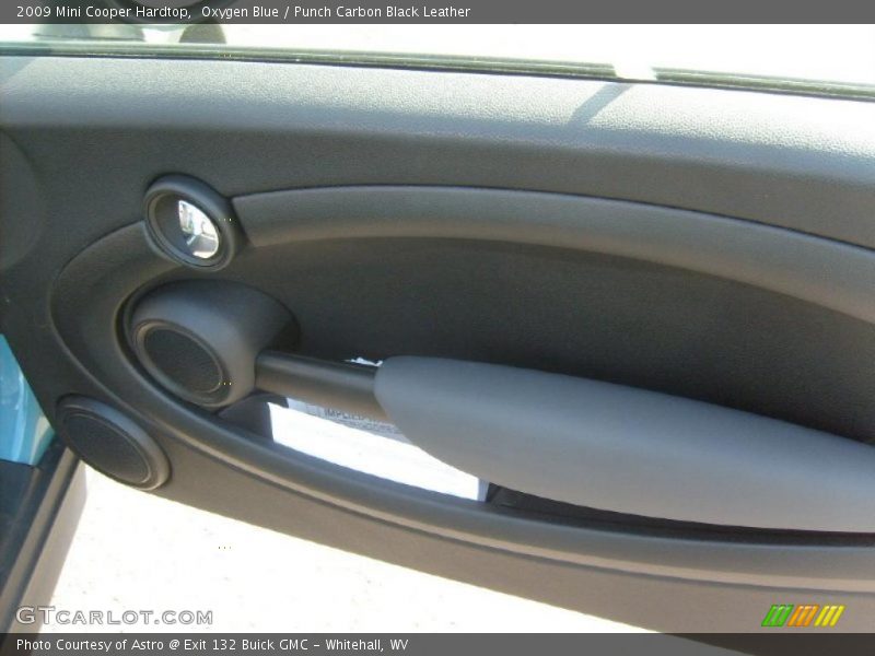 Oxygen Blue / Punch Carbon Black Leather 2009 Mini Cooper Hardtop