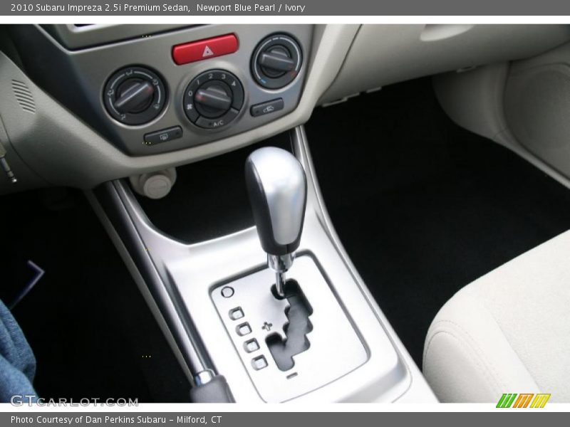 Newport Blue Pearl / Ivory 2010 Subaru Impreza 2.5i Premium Sedan