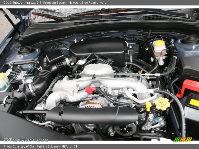  2010 Impreza 2.5i Premium Sedan Engine - 2.5 Liter SOHC 16-Valve VVT Flat 4 Cylinder