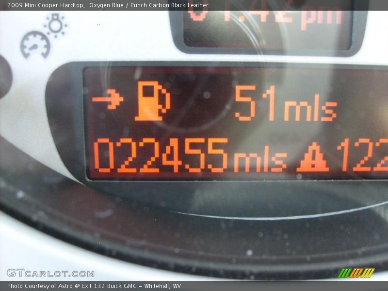 Oxygen Blue / Punch Carbon Black Leather 2009 Mini Cooper Hardtop