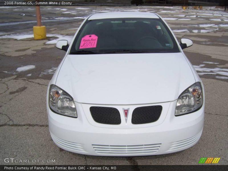 Summit White / Ebony 2008 Pontiac G5